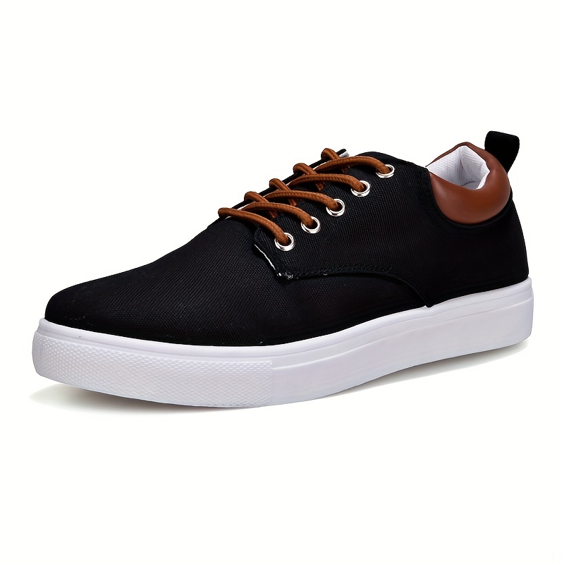 lace canvas shoes men s classic low top fashion breathable details 2