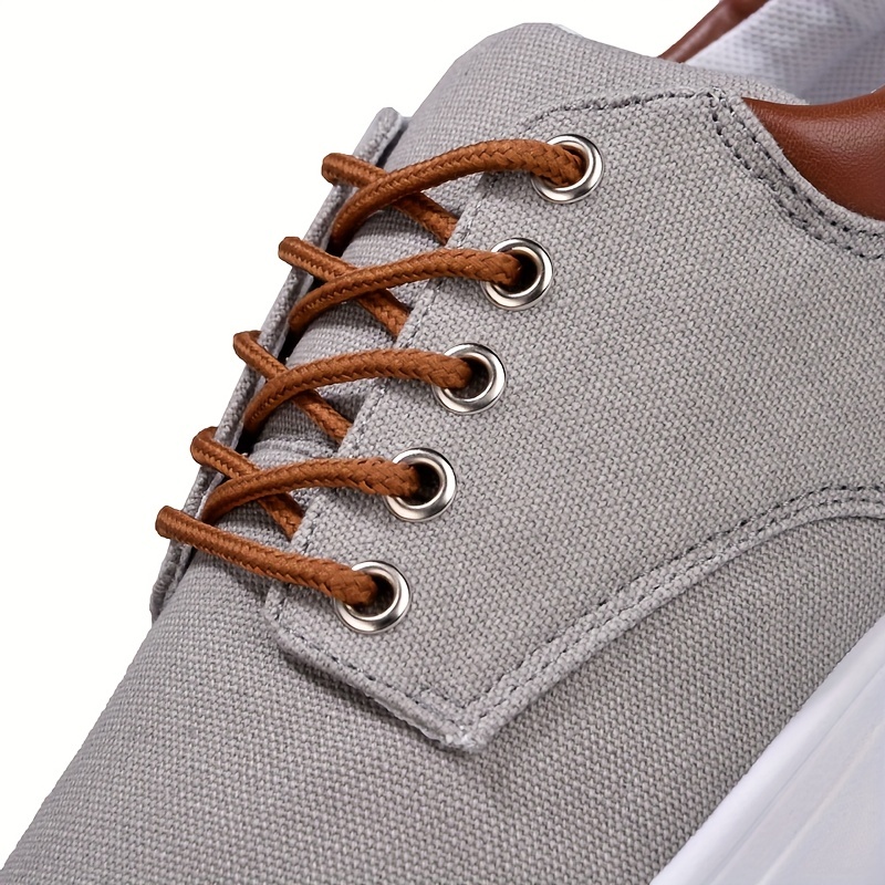 lace canvas shoes men s classic low top fashion breathable details 3