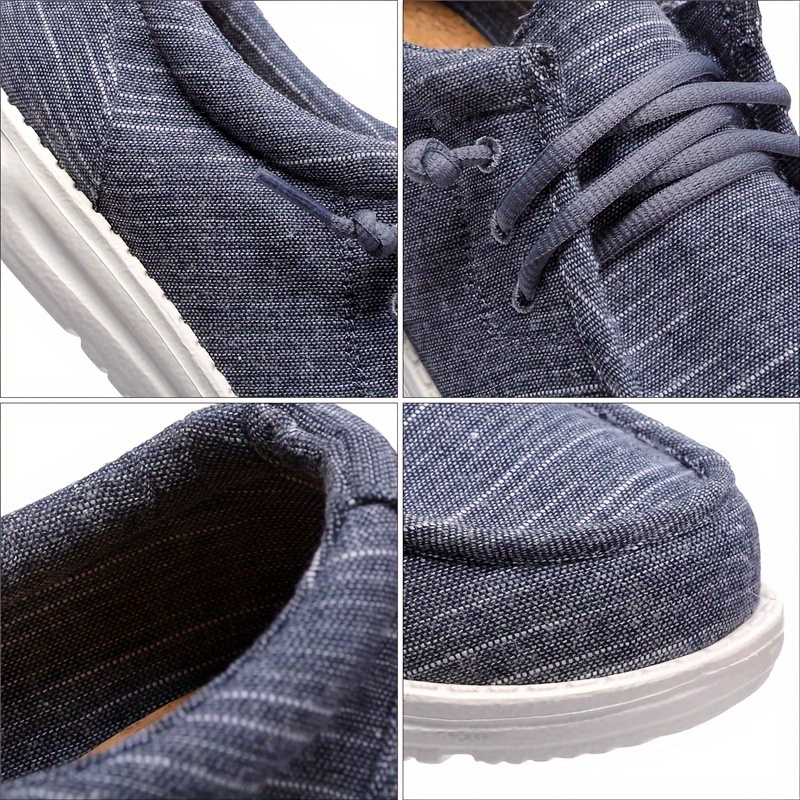 loafer shoes men s denim breathable casual walking sneakers details 0