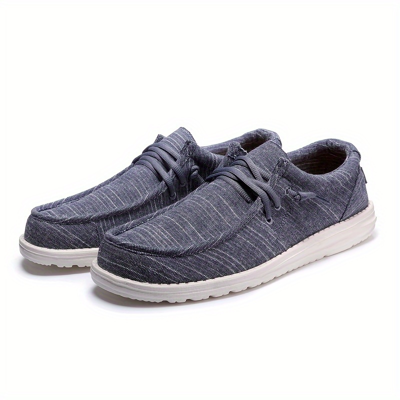 loafer shoes men s denim breathable casual walking sneakers details 3