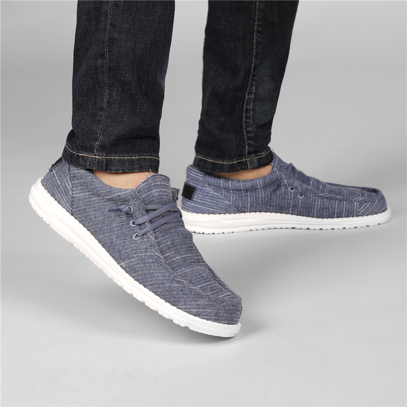 loafer shoes men s denim breathable casual walking sneakers details 5