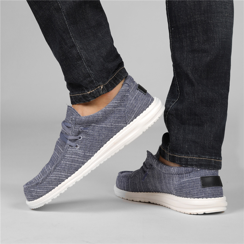 loafer shoes men s denim breathable casual walking sneakers details 11